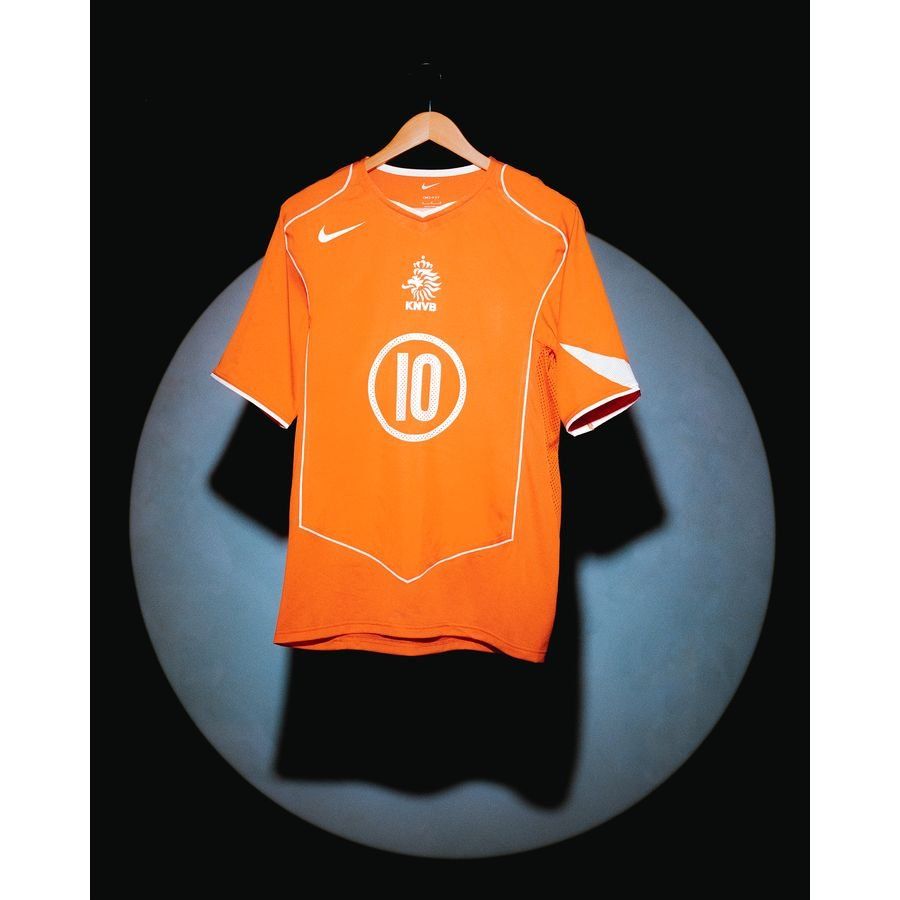 Pays-Bas Maillot Domicile EURO 2004 V. NISTELROOY 10 Reissue