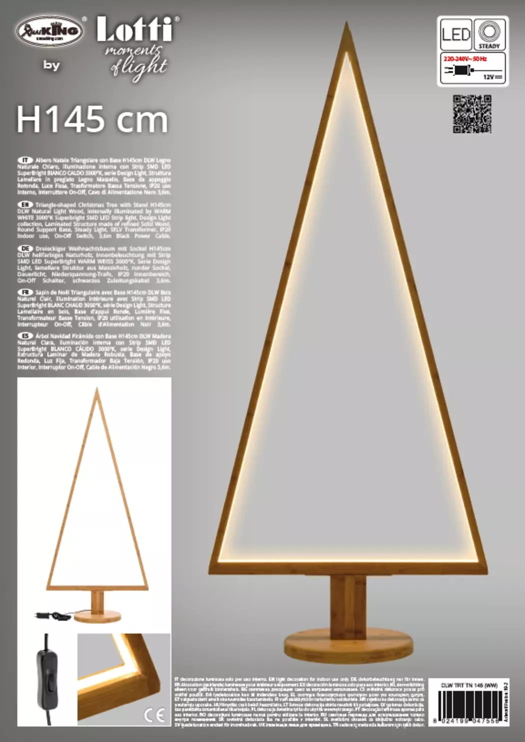 LED-Stehlampe Weihnachtsbaum