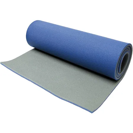 BEST Sporting Fitnessmatte für Gymnastik, Yoga, Pilates, 60 x 200 cm, blau-grau