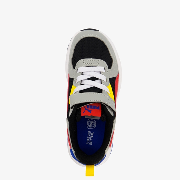 Puma Trinity Lite AC+ jongens sneakers grijs/wit