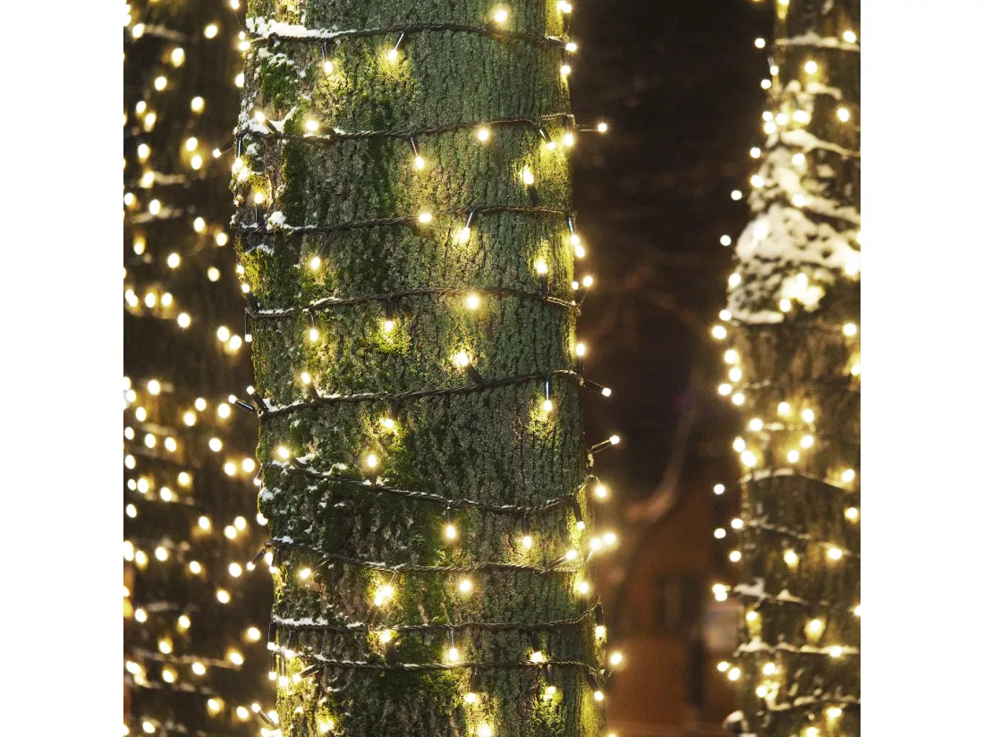 Guirlande lumineuse solaire YOGY Noir Plastique 16.3M