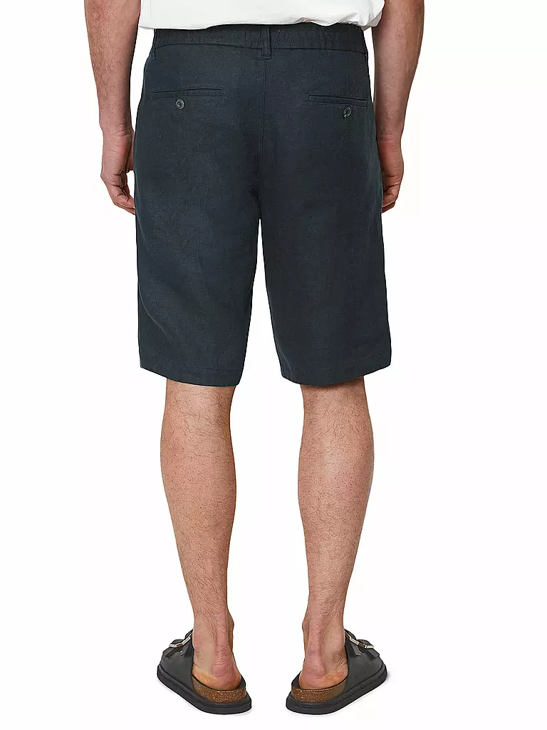 MARC O'POLO Leinenshorts  dunkelblau