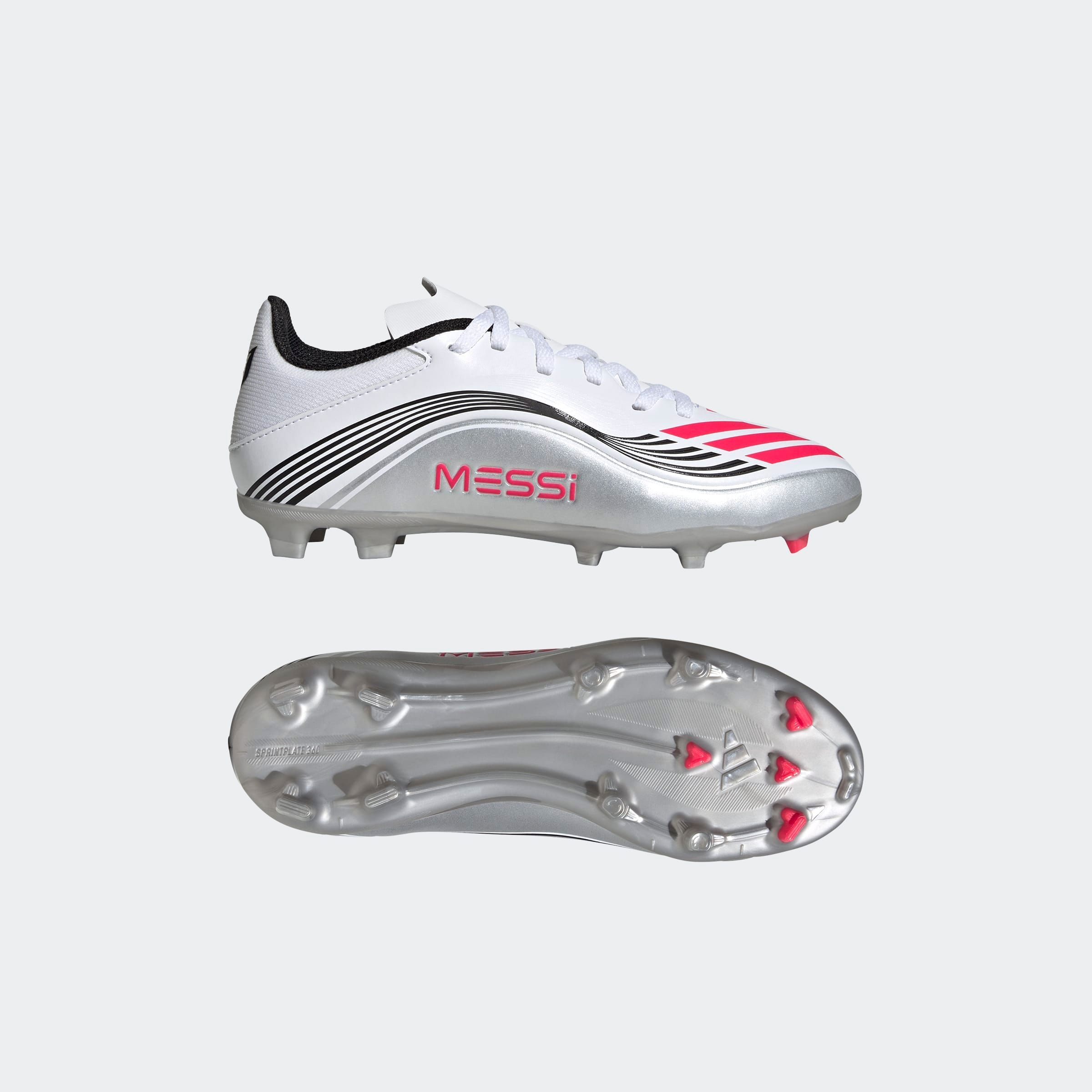 adidas Performance Fussballschuh »F50 MESSI LEAGUE KIDS FG/MG«  geeignet für Rasen- und Kunstrasenplätze