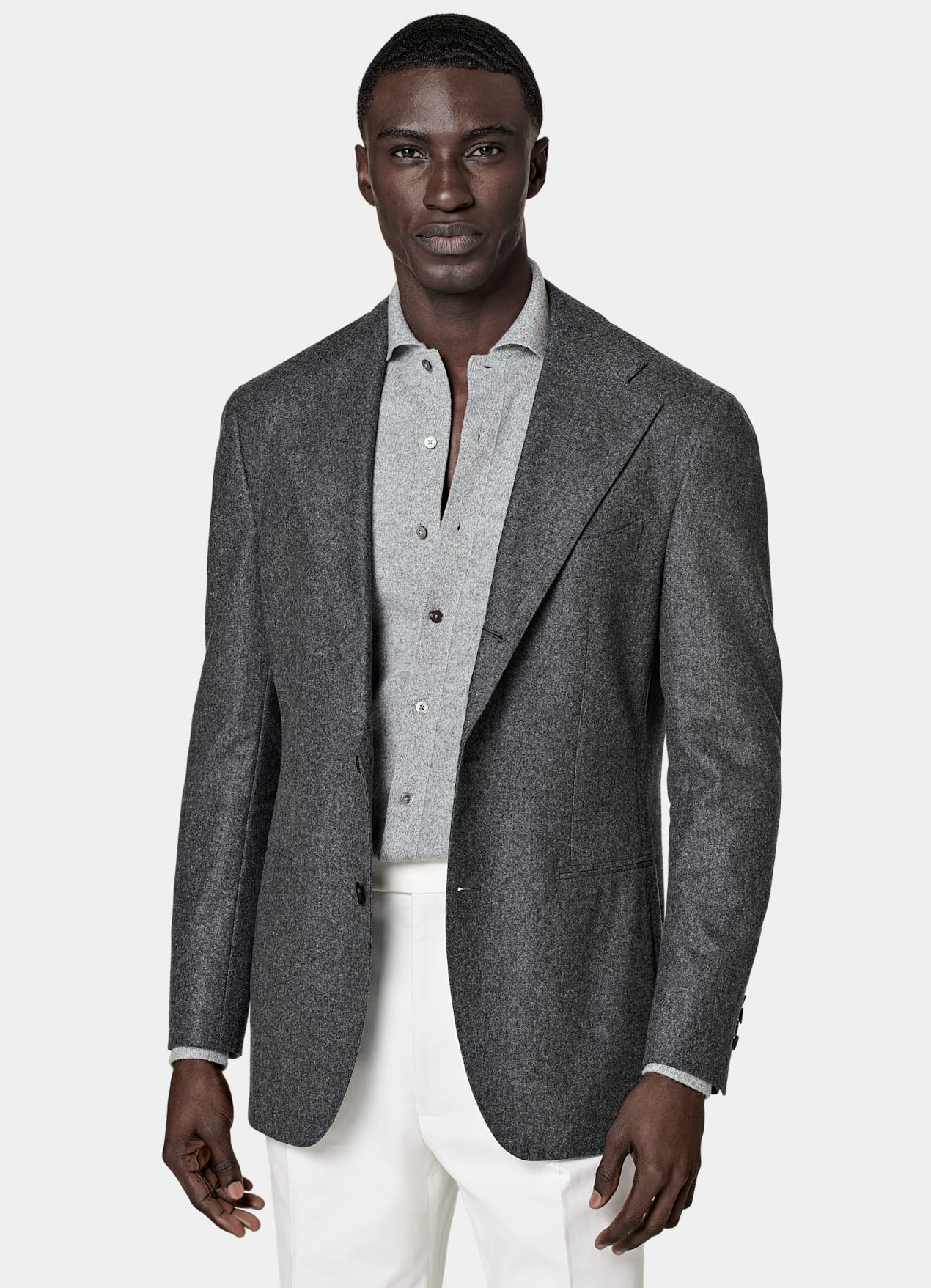 Blazer Roma coupe Relaxed gris moyen