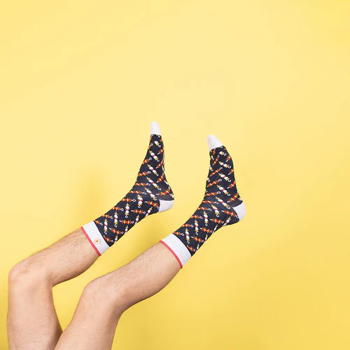 Chaussettes Benjamin & Jacques bleu marine
