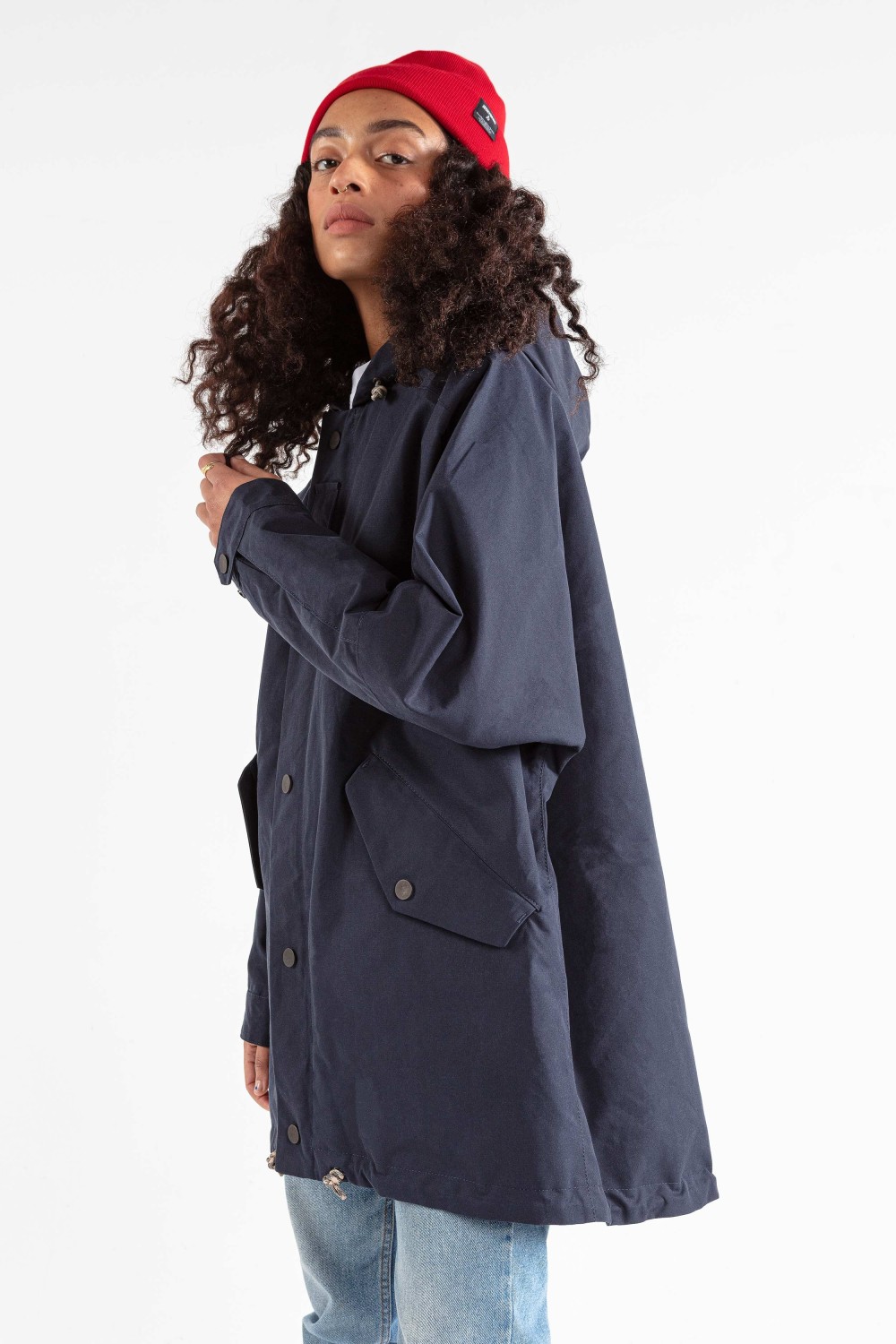 Jeckybeng The Ladies Coat Dark Navy