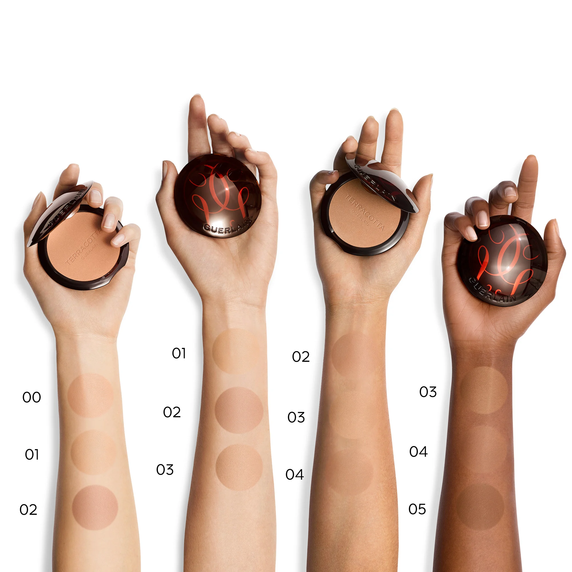 TERRACOTTA La Poudre bronzante 96 d'ingrédients d'origine naturelle - Recharge |- 04 Foncé Rosé