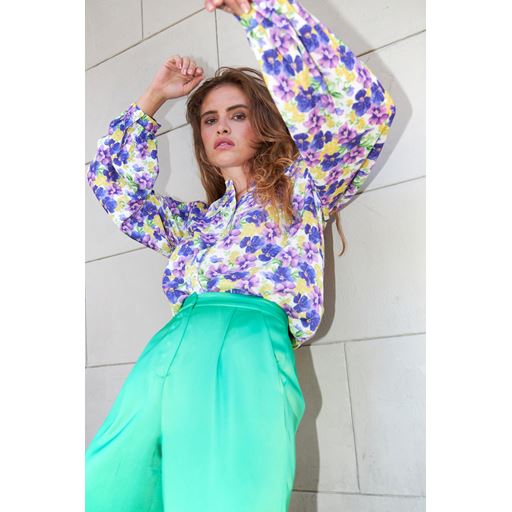 Lollys Laundry Elif Skjorte, Flower Print, M