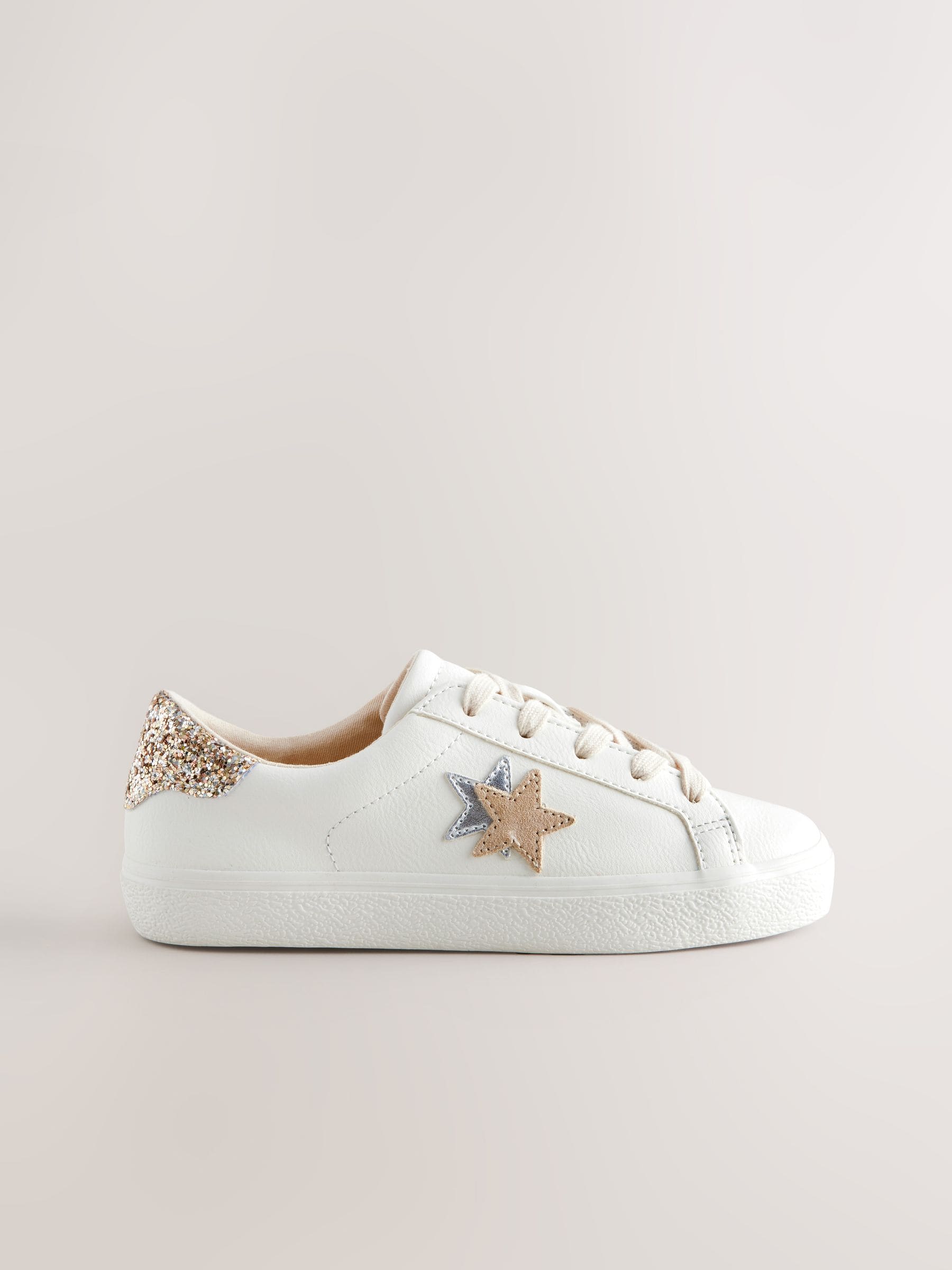 Neutraal - Sneaker met veters
