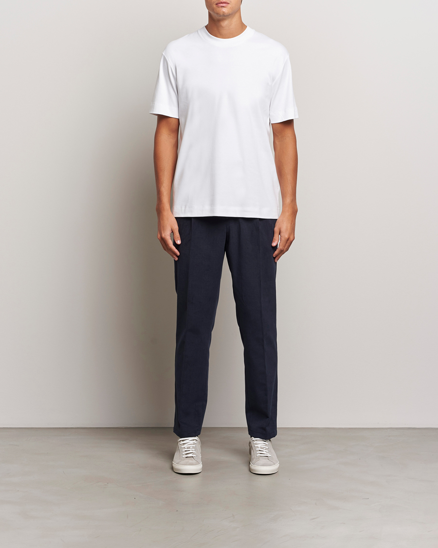 Sunspel Heavy Weight Supima Cotton T-Shirt White