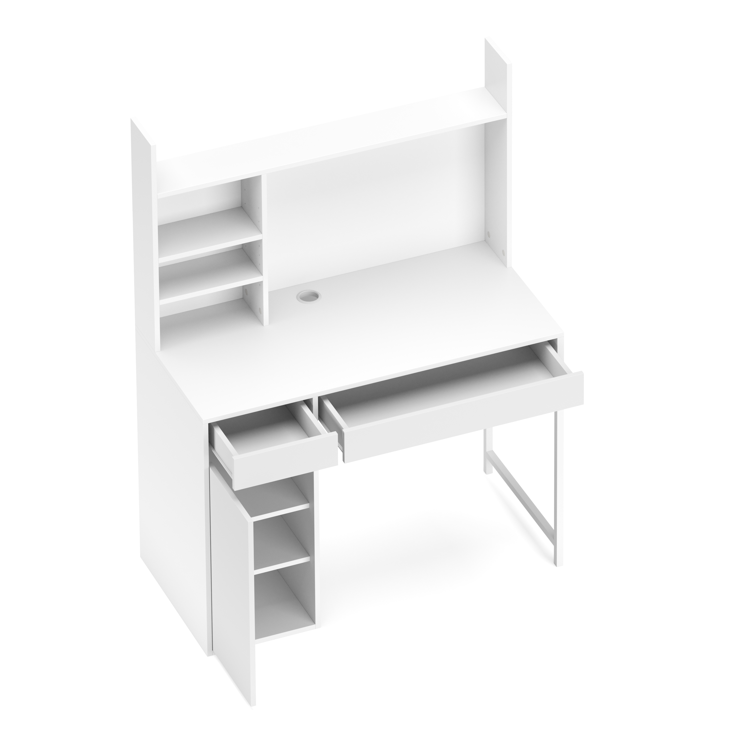 Schreibtisch EMIL 105 x 50 x 140 cm weiss