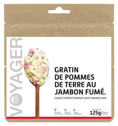 Repas Lyophilisé Voyager Gratin de Pommes de Terre au Jambon Fumé 125g