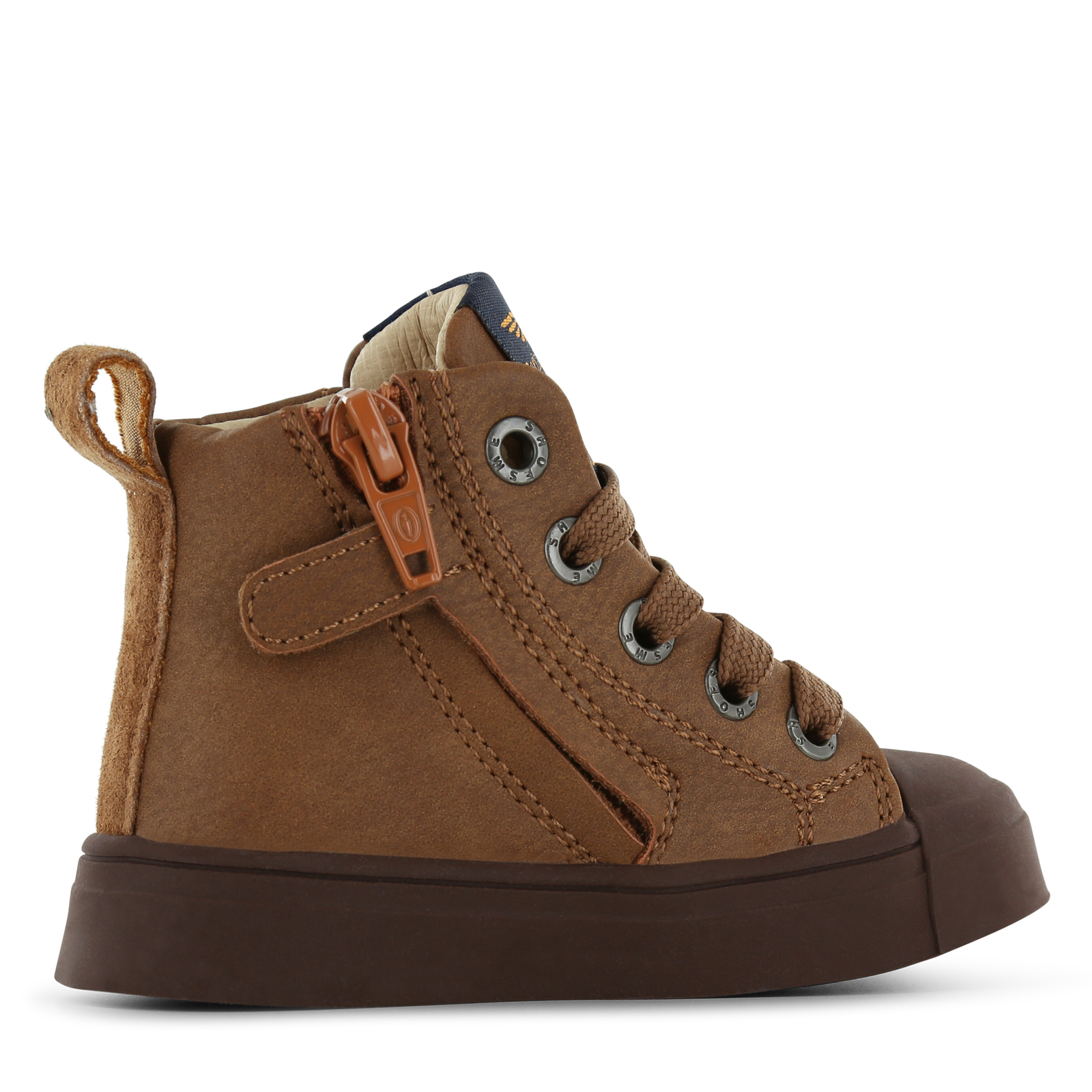 Shoesme cognacfarbener Schnürschuhe mit Patch