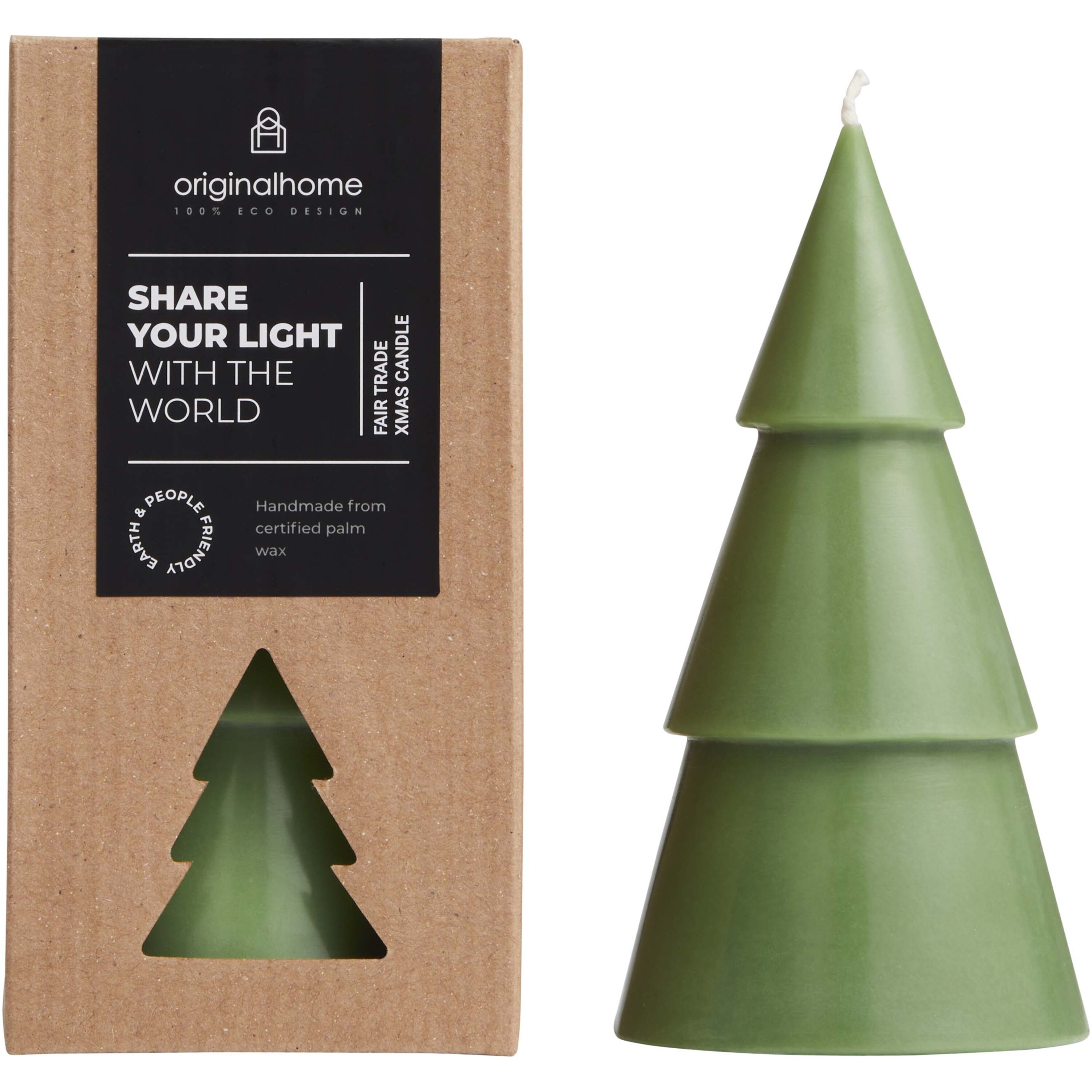 Originalhome 126325 - Bougie Arbre de Noël Naturelle Artisanale
