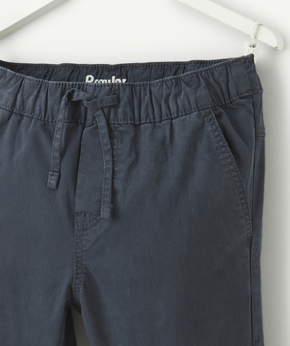 pantalon cargo garçon bleu marine