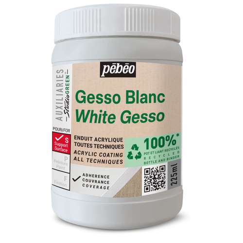 pébéo Acryl-Gesso Studio GREEN™, Weiß