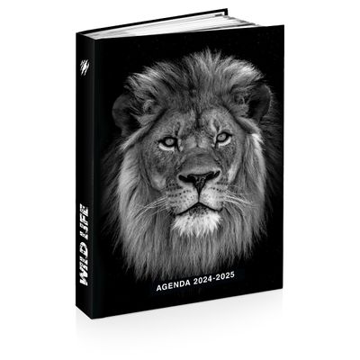Agenda rasé vif Animaux Wild - 1 jour par page - 12 x 17 cm - différents modèles disponibles - Kid'Abord