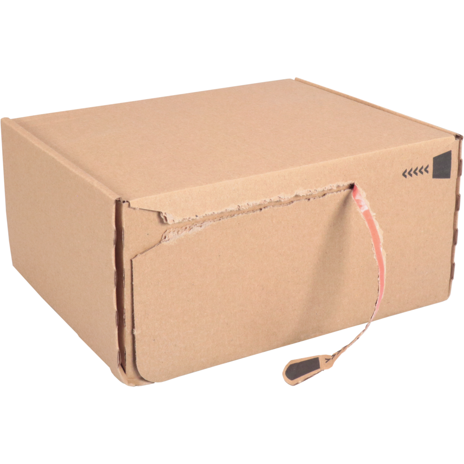 SendProof® Postpakketdoos, golfkarton, 192x155x91mm, bruin