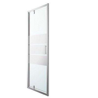 Porte de douche pivotante GoodHome Beloya miroir 70 cm
