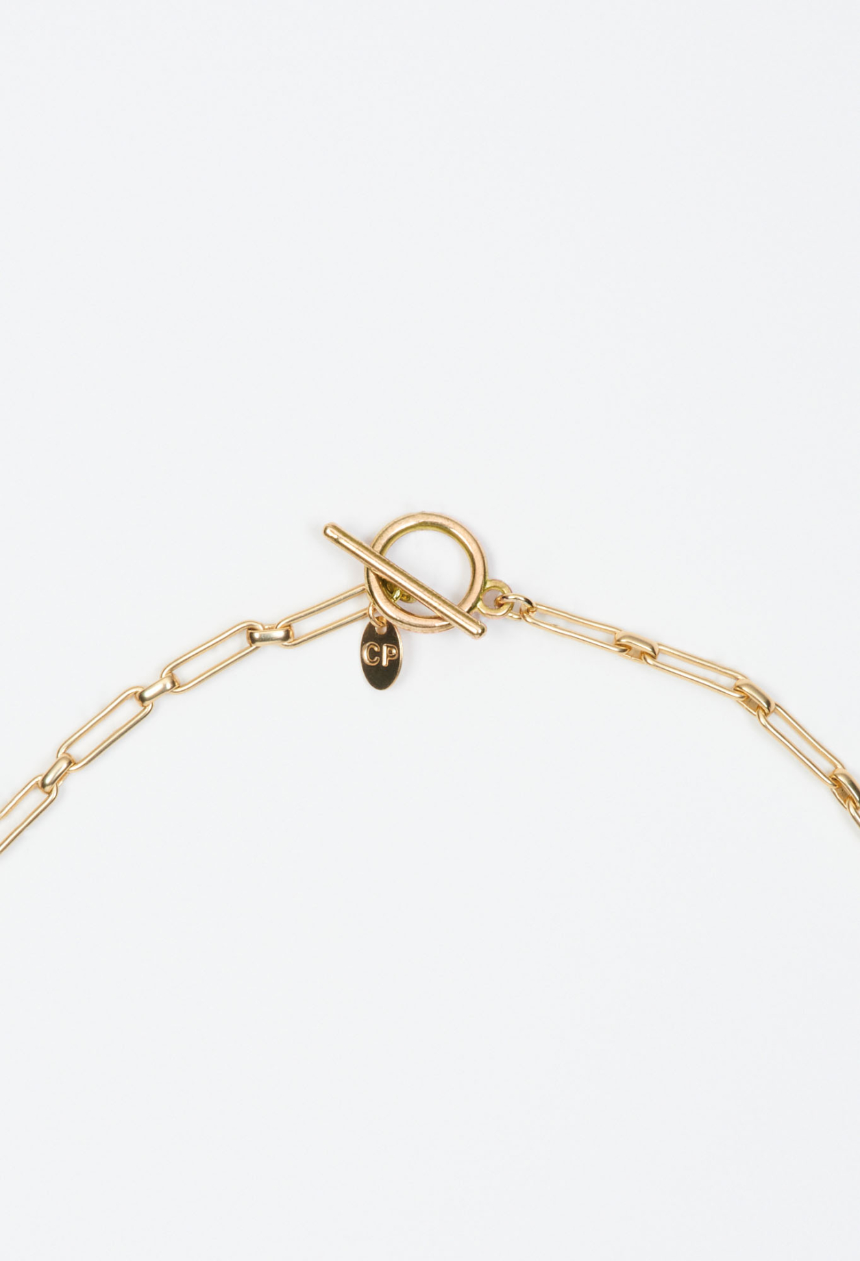 Collier dore &agrave; maillons