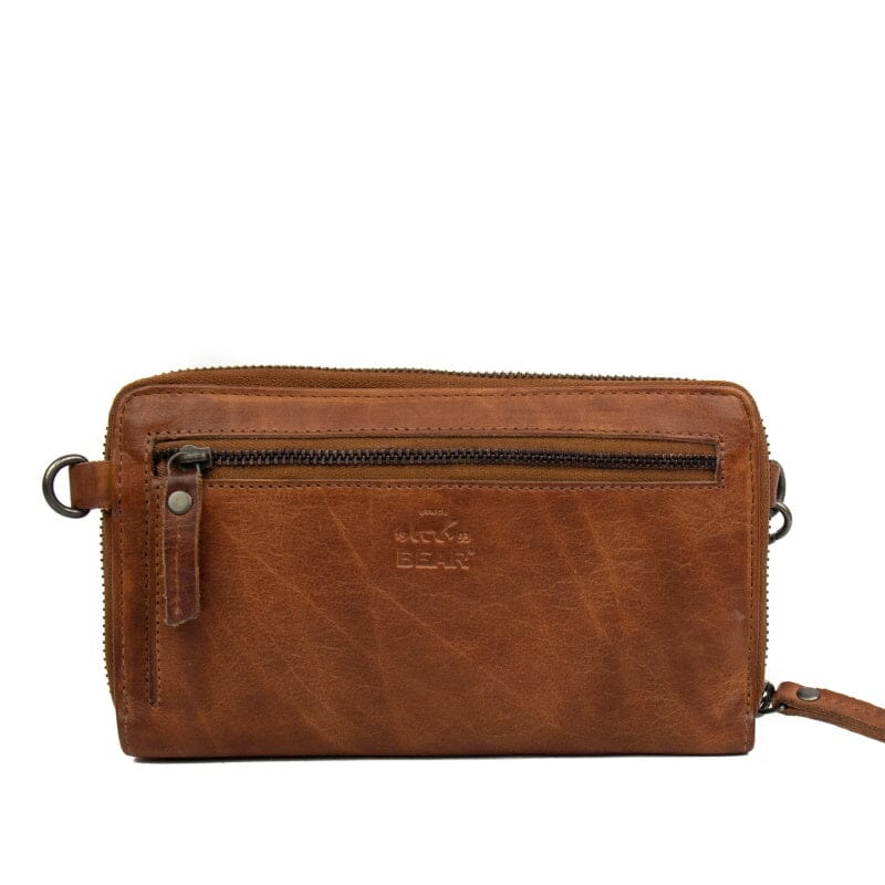 Bear Design Telefoontasje / Portemonnee Lilian CP6038 Cognac