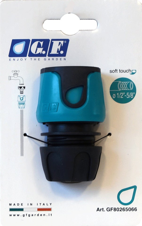 G.F. Garden koppelstuk anti-slip blauw 8,5 x 4 x 13,5 cm