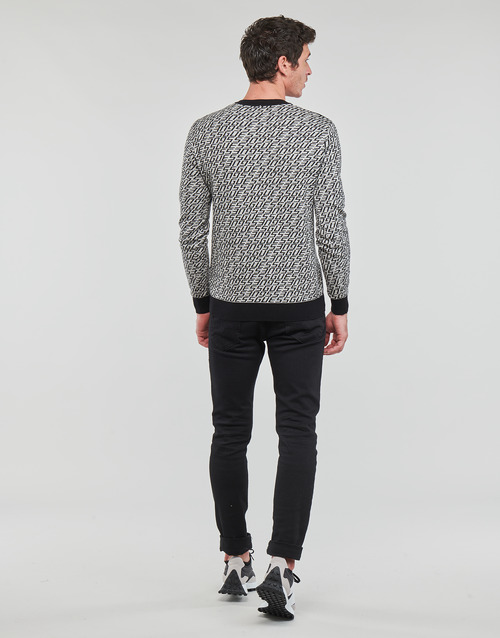 Guess - PALMER CN JACQUARD - Gris / Noir