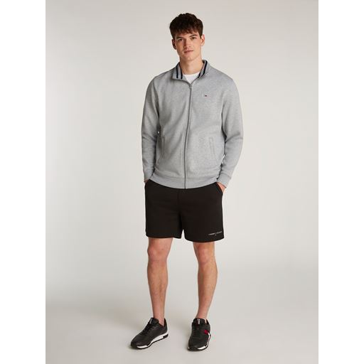 Tommy Jeans Fleece Zip Sweatshirt, Grey Htr, L