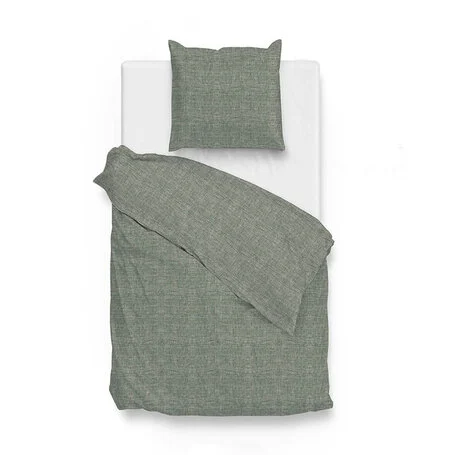 Dekbedovertrek Lino - Army Green