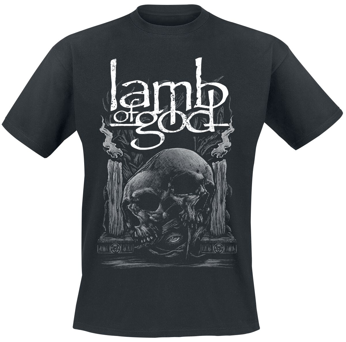 Candle Skull | Lamb Of God T-Shirt Manches courtes