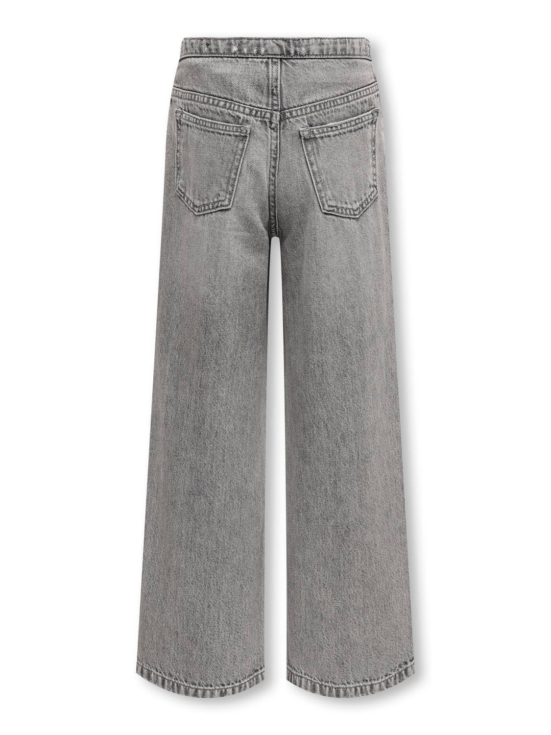 KOGSPRING Weiter Beinschnitt Jeans Light Grey Denim