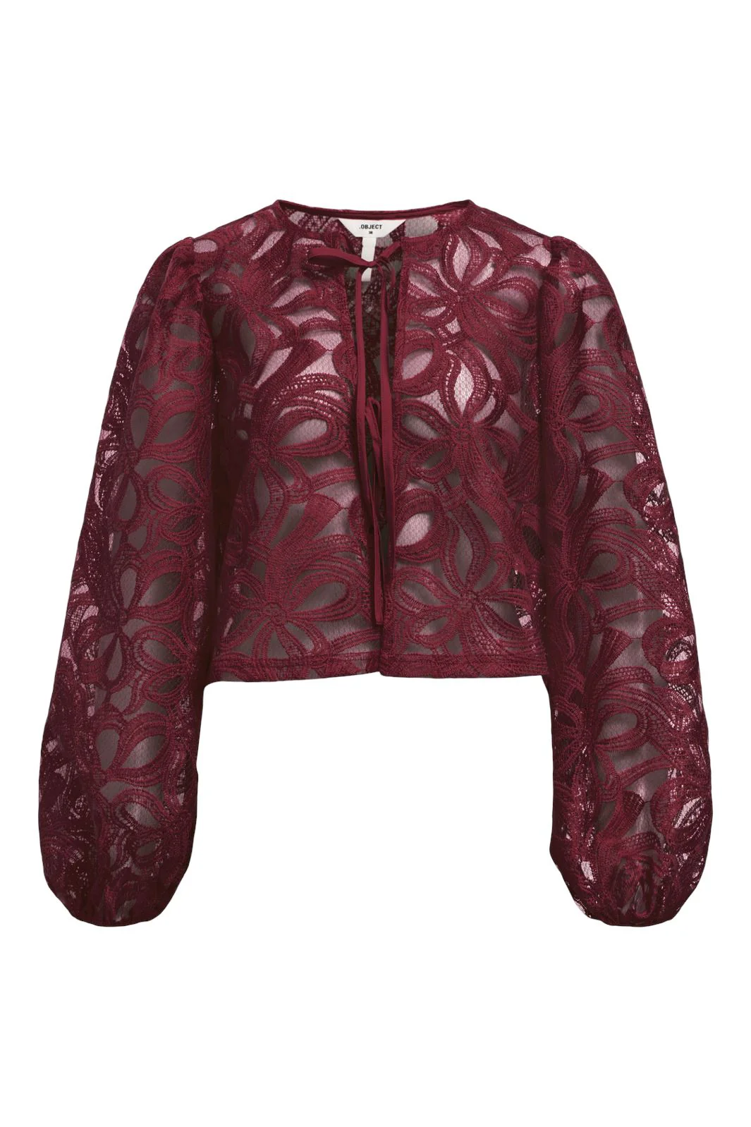 Object Objrose L/S Re Top Aw Fair 24 4814091 cabernet