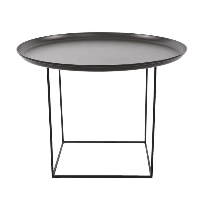 Norr11 - Duke Couchtisch, H 45 x Ø 70 cm, earth black