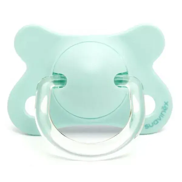 Chupeta reversível de látex Suavinex, azul indiano, 2-4 meses