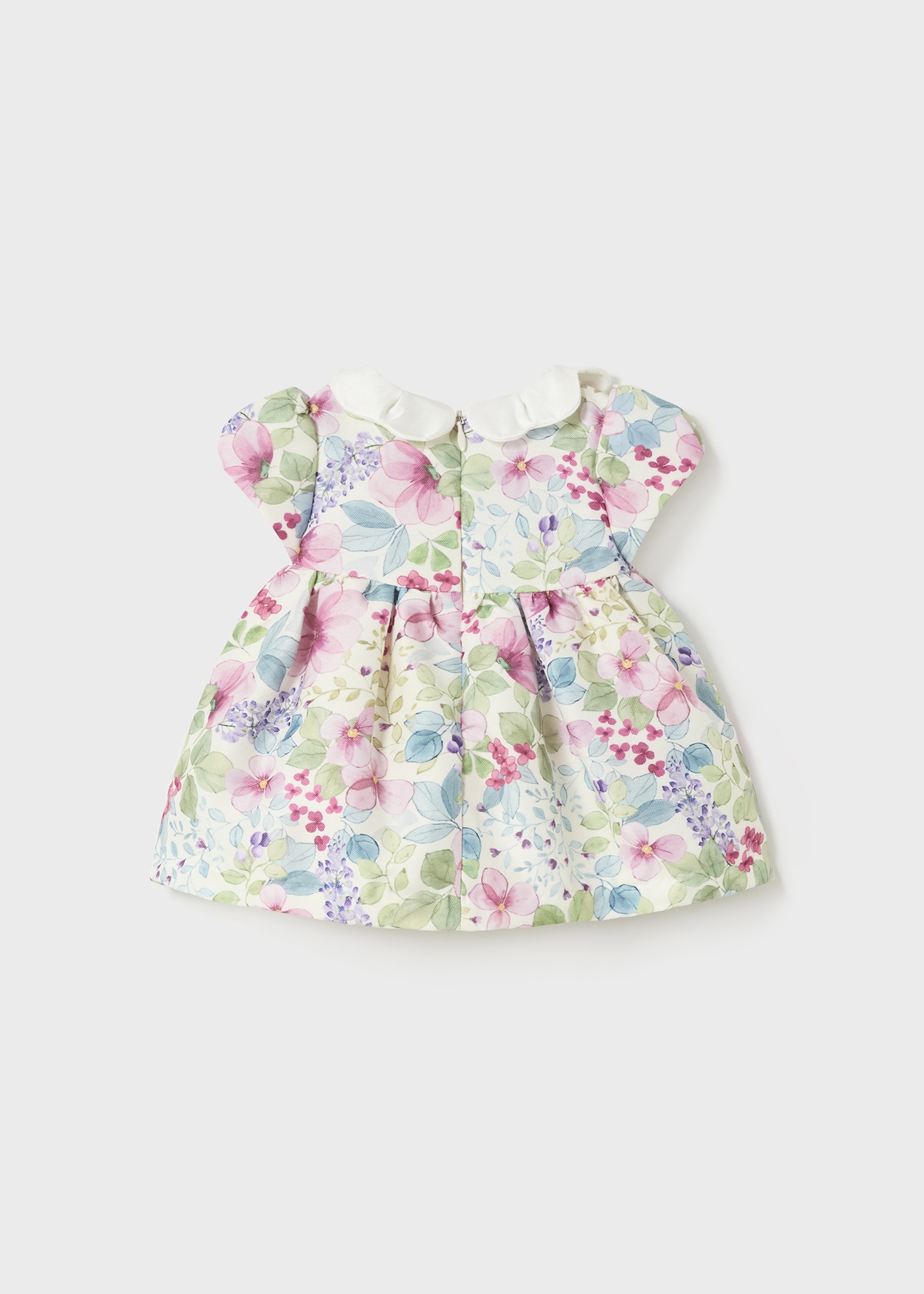 Vestido de estampa mikado para recém-nascido