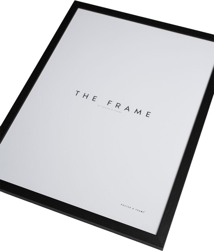 Poster & Frame Black wood Flerfarvet