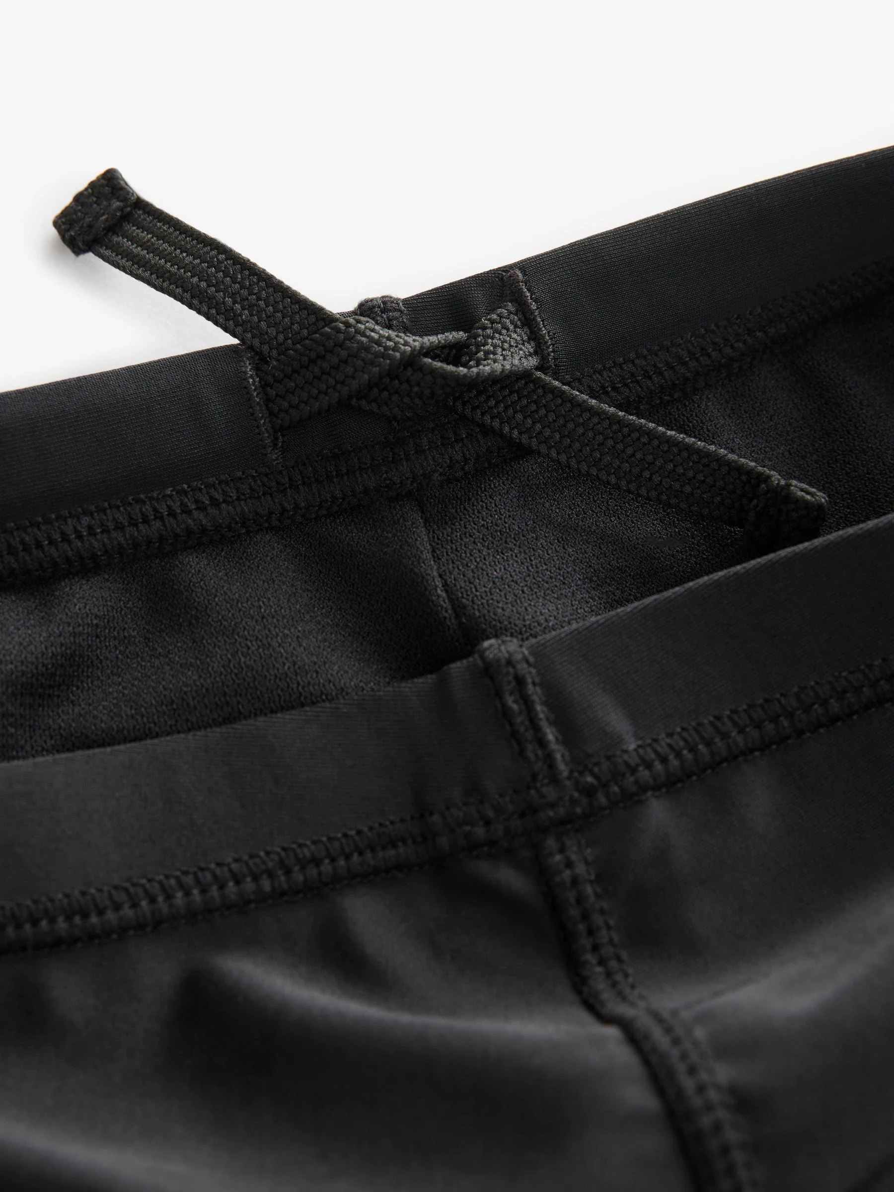 Zwart - Stretch zwemshorts (3-16 jr)