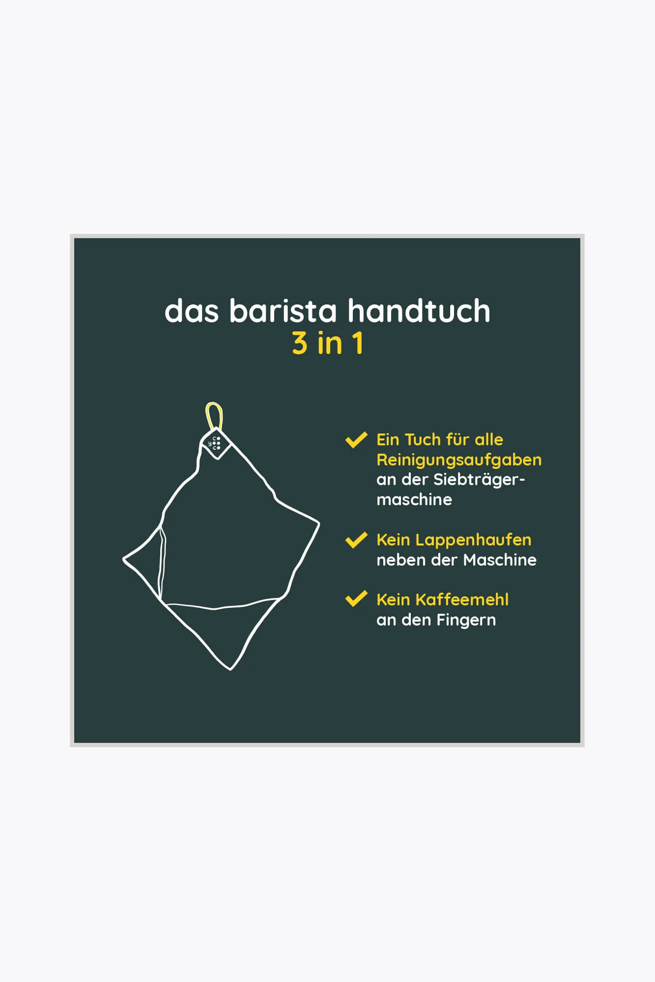 Coyooco Das Barista Tuch