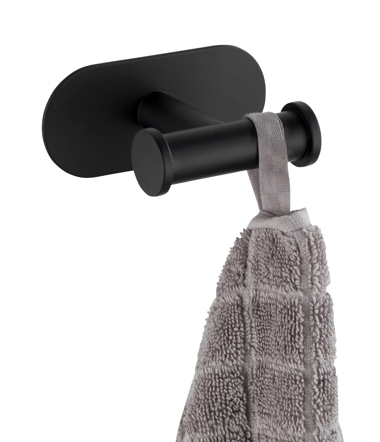 Wenko Orea turbo-loc haak duo RVS zwart mat