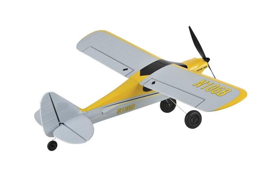 Trainer Mini Cub 450 mm, Gelb, RTF<br>Kleines 4-Kanal RC-Flugzeug mit Gyro