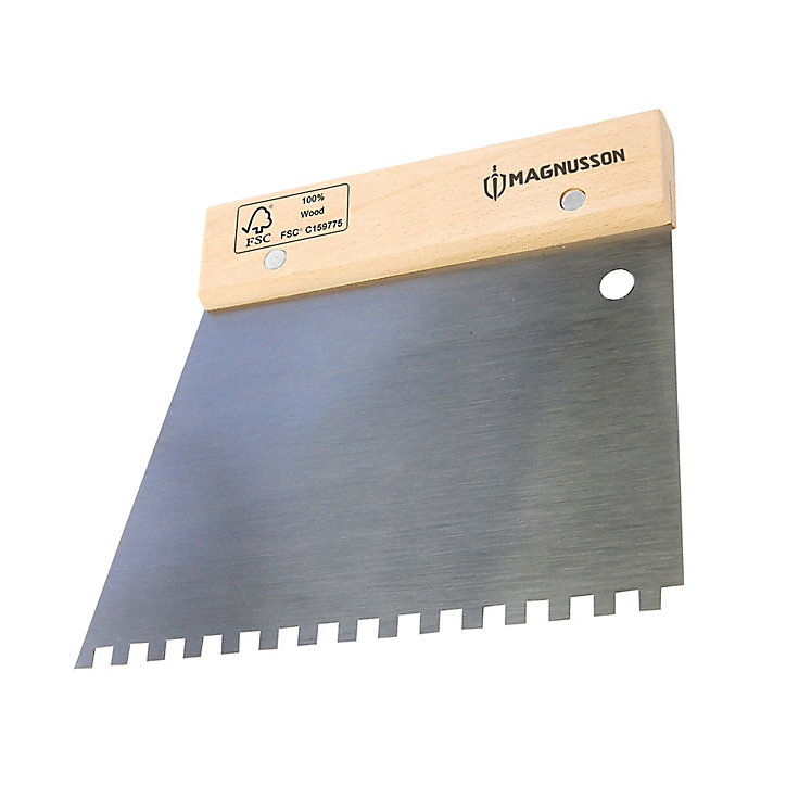 Peigne à colle carrelage 18cm U 6mm Magnusson
