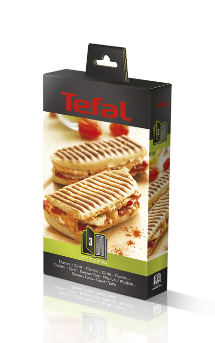 Pack Web - Croque-gaufre Snack Time + 2 lots de plaques amovibles (grill/panini et pancakes)