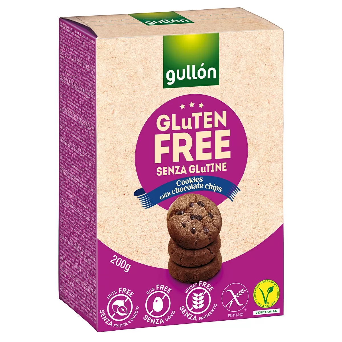 Gullon Cacao Cookies Chocolate Chip - 200 g