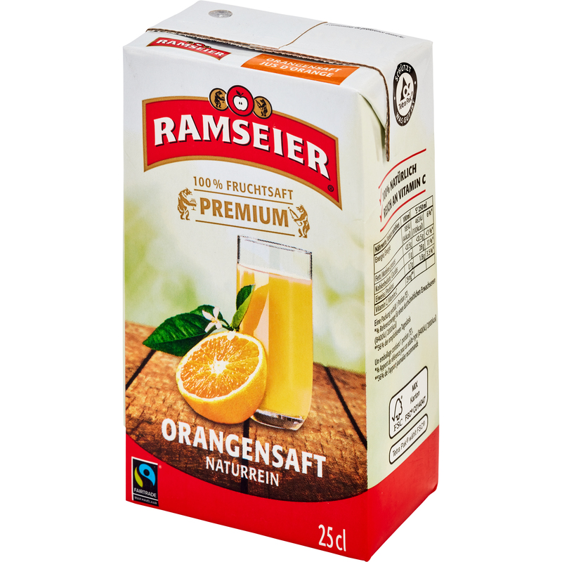 RAMSEIER Orangensaft Premium, 25 cl, 27 Stück