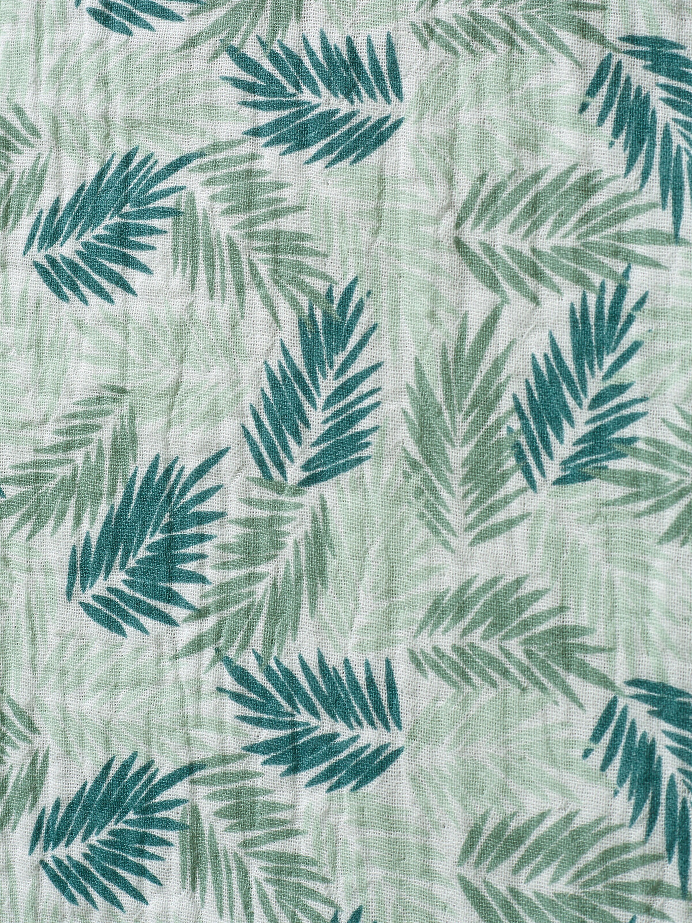 Vertbaudet Ärmelloser Baby Sommerschlafsack TROPICAL grün