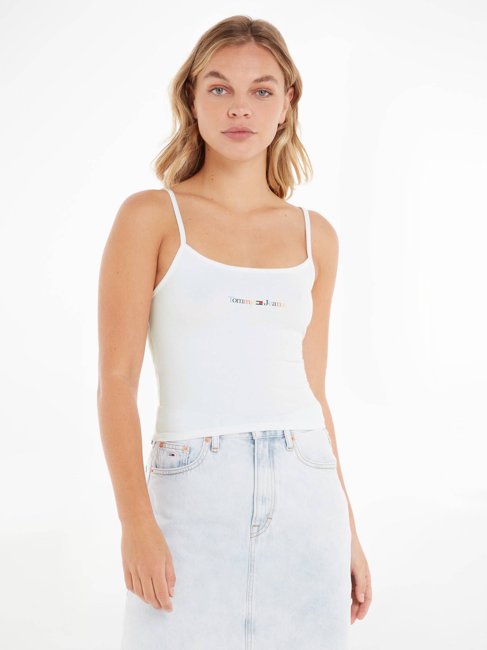 Tommy Jeans| Damen Top TJW BBY COLOR LINEAR STRAP