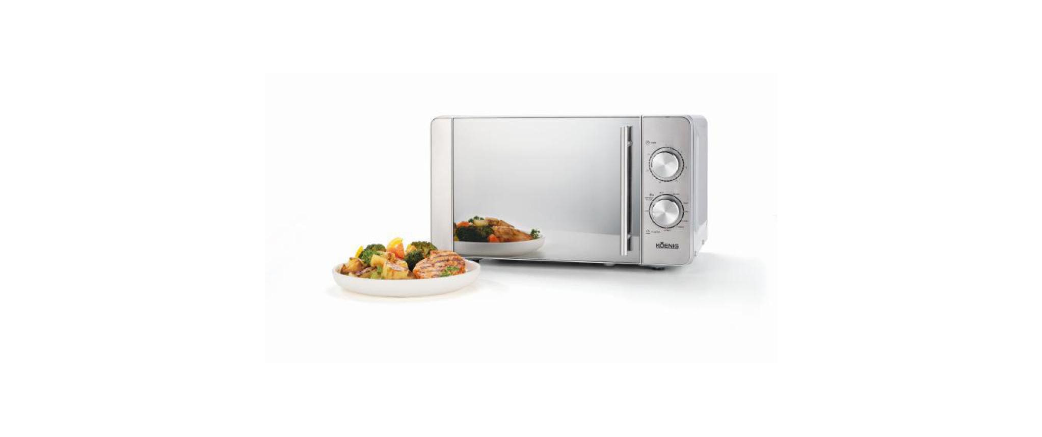 Mikrowelle Classic Silber<br>700 W Mikrowelle