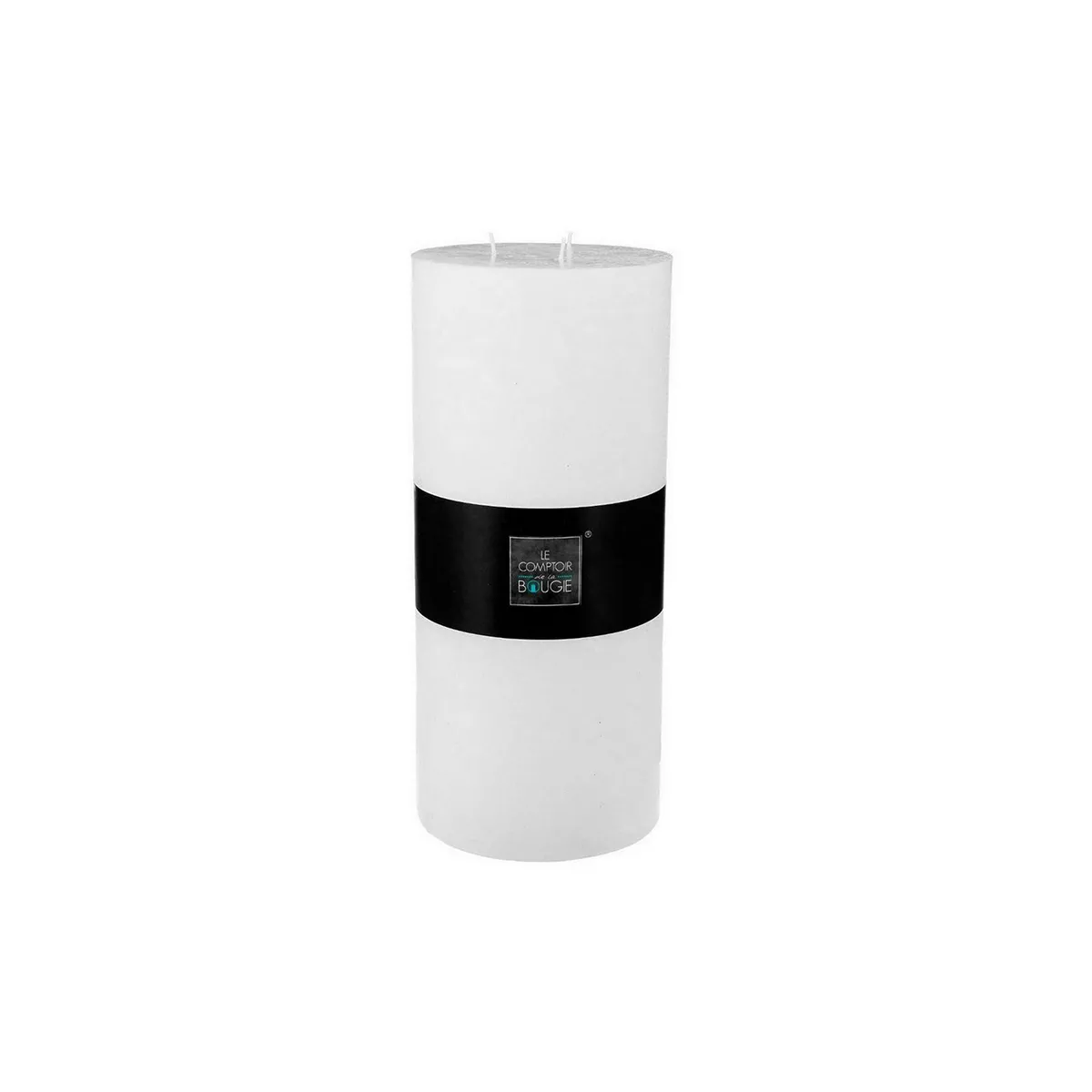 Atmosphera, Createur D'Interieur Bougie Cylindrique Esprit Récup Blanc 32 cm - Atmosphera