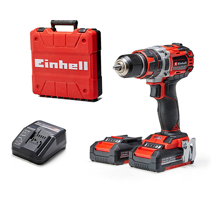 Perceuse visseuse à percussion sans fil Einhell Professional TP-CD 18/50 Li-i BL 2 x 2Ah