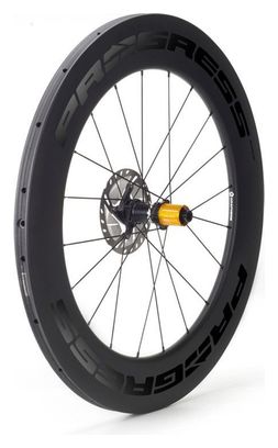 Paire de roues Progress Space Disc Boyau Noir | 12x100/12x142 mm | Center Lock | Shimano